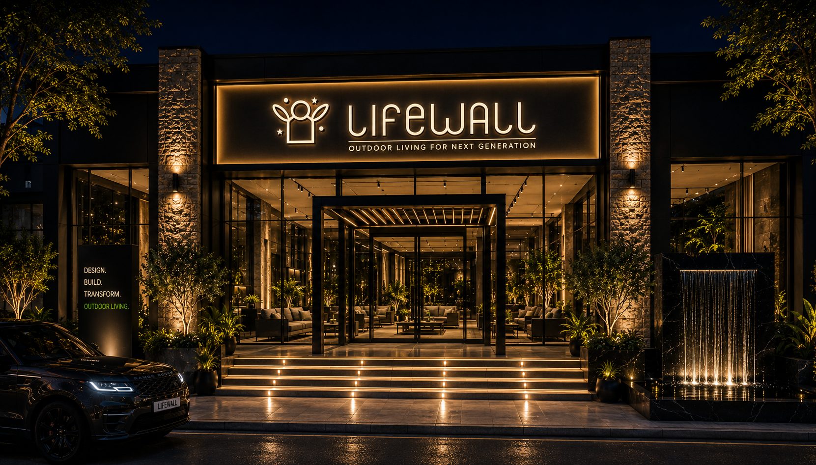 LifeWall experience center entrance