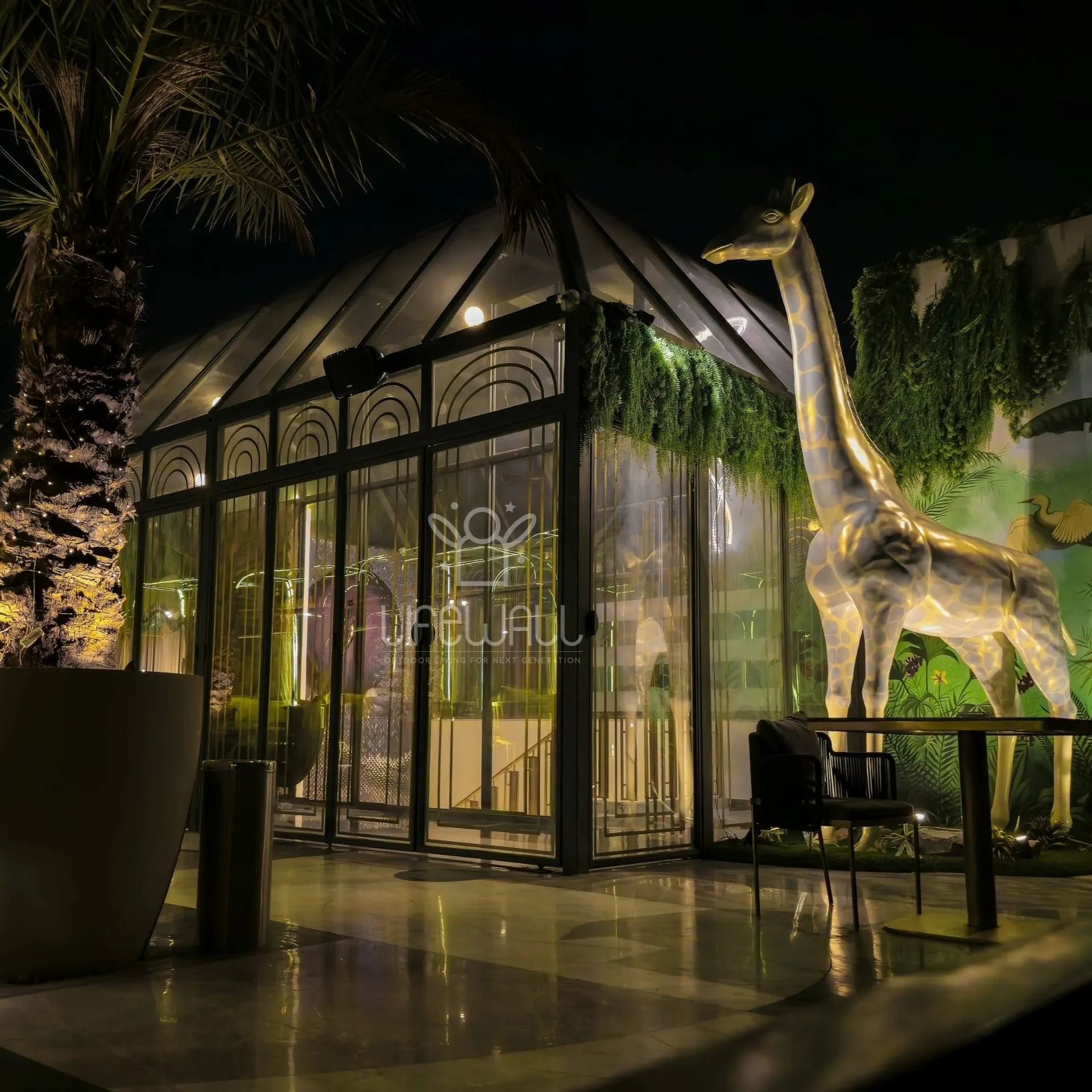 Jagi residence terrace in Noida by LifeWall